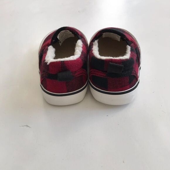 BABygap buffalo plaid slip on shoes EUC size 6 - Picture 5 of 6